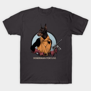 Doberman Fortune dark T-Shirt